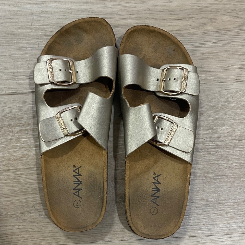 Anna Black Wave Pattern Sandal Soles